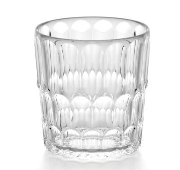 Guzzini Trinkglas niedrig 360 ml Dekor 2 Vanity Clear 