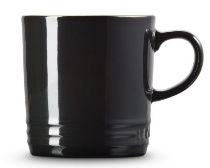 Le Creuset Becher 350 ml Schwarz Glänzend Poterie 