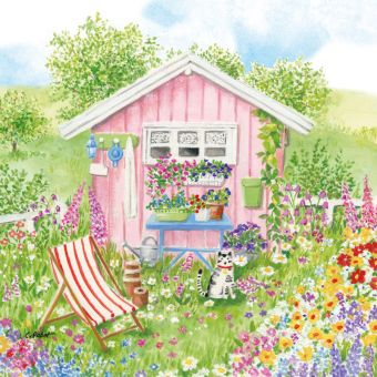 Paperproducts Servietten 33x33 cm Maison Rose 