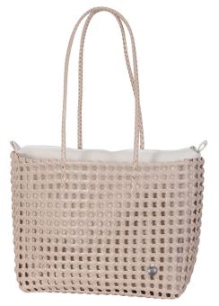 Handed By Freizeittasche Maze caffè latte L mit Innentasche pearl white 