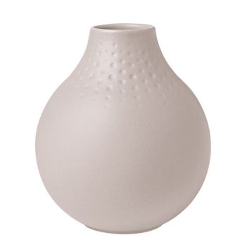 Villeroy & Boch Collier Vase Perle Klein 11x11x12 cm Manufacture Beige 