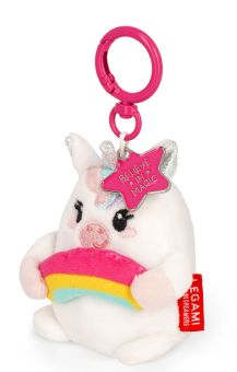 Legami Schlüsselanhänger Plüsch Super Soft! Tiny Unicorn 