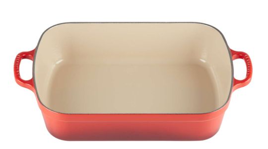 Le Creuset Bratreine Signature 33 cm Kirschrot 