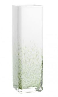 Leonardo Nido Vase 30 cm Weiß/Grün 