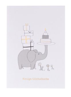 Räder Karte Glücksgeschichte Riesige Glückwünsche 