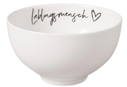 Villeroy & Boch Statement Bol Lieblingsmensch 14x14x8 cm 