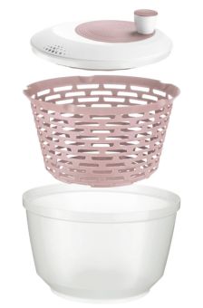 Westmark Salatschleuder Spinderella 4,4 L rutschfest rosa 