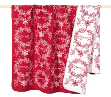 pad Decke 150x200 cm Christkind red 65% Baumwolle 35% Polyacrylic 