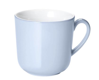 Dibbern Solid Color Morgenblau Becher mit Henkel 0,32 L 