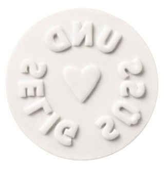 Räder Winterzucker Porzellanstempel Süss und selig H 9 cm Ø 4,5 cm 