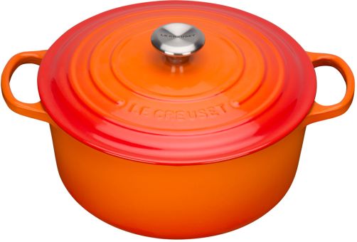 Le Creuset Bräter Rund Signature 26 cm Ofenrot 