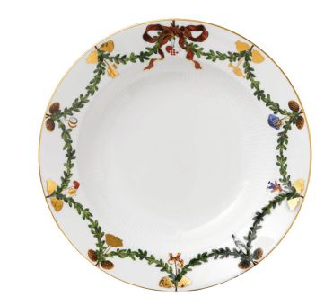 Royal Copenhagen Starfluted Christmas Teller 24 cm Tief 