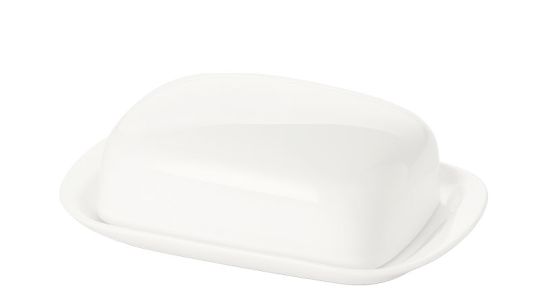 Dibbern Fine Bone China Weiss Classic Butterdose 125 g 