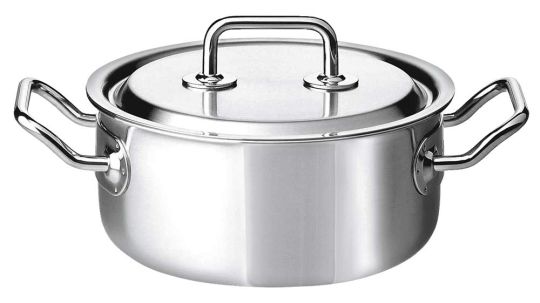 Spring Brigade Premium Bratentopf nieder mit Deckel 16 cm 
