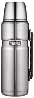 Thermos Isolierflasche Stainless King Edelstahl mattiert 1,2 L 