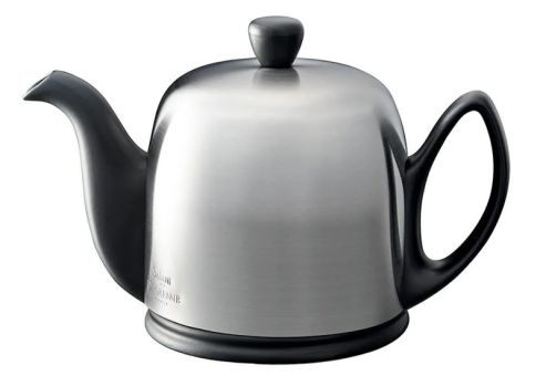 Guy Degrenne Teekanne 4 Tassen Salam schwarz matt 