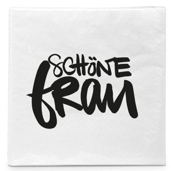 Paperproducts Design Servietten 25x25 cm Schöne Frau 
