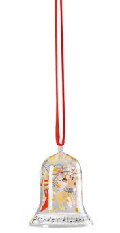 Hutschenreuther Sammelserie 2018 Fröhliche Weihnacht Glasglocke 