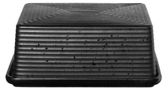 ASA Selection Black Kitchen'Art Butterdose L 15,3 cm B 11,6 cm H 7 cm 