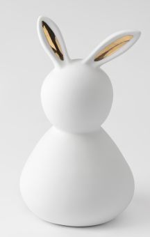 Räder Porzellanhase groß Dame goldene Ohren 19x16x29cm 