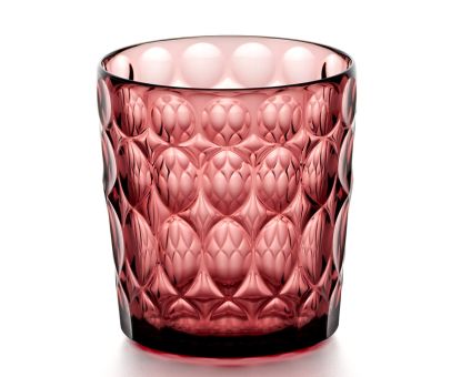 Guzzini Trinkglas niedrig 360 ml Dekor 1 Vanity Mauve 