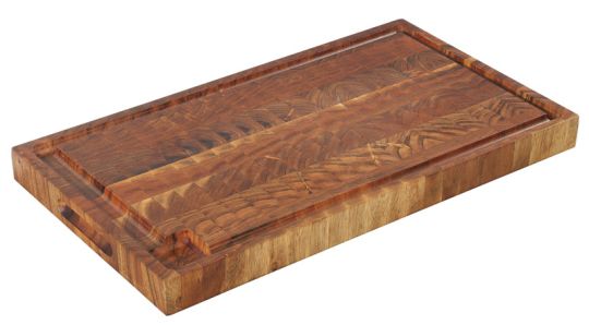 Zassenhaus Hackblock, Akazie Stirnholz 45x25x4 cm 