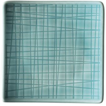 Rosenthal Selection Mesh Aqua Teller Quadratisch 9 cm Flach 