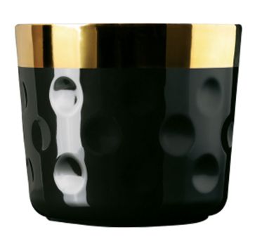 Sieger by Fürstenberg Temptation Sip of Gold Becher ohne Henkel Noir Moon 
