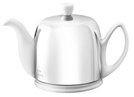 Guy Degrenne Teekanne 4 Tassen Salam weiß 