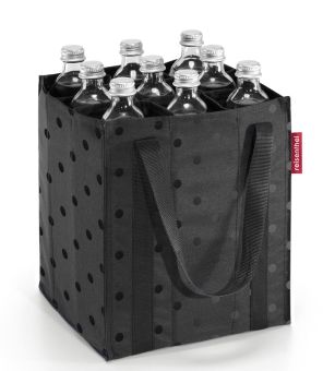 Reisenthel Bottlebag Glossy Dots Black 