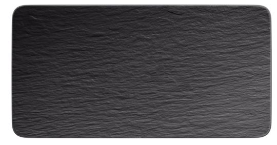 Villeroy & Boch Manufacture Rock Servierplatte Rechteckig 35x18x1 cm 