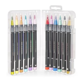 Legami 12er Set Pinselstifte Brush Markers Pastel Colours 