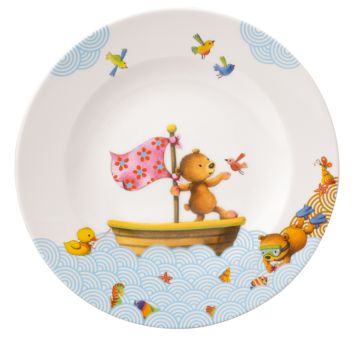 Villeroy & Boch Happy As A Bear Kinderteller Flach 21,5x21,5x1,5 cm 