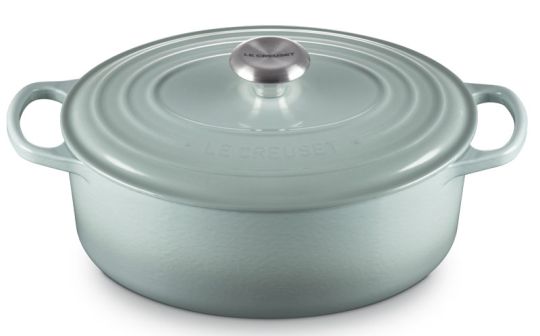 Le Creuset Bräter Oval Signature 29 cm Sea Salt 
