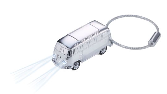 Troika Schlüsselanhänger mit LED-Licht Light Bulli T1 1962 