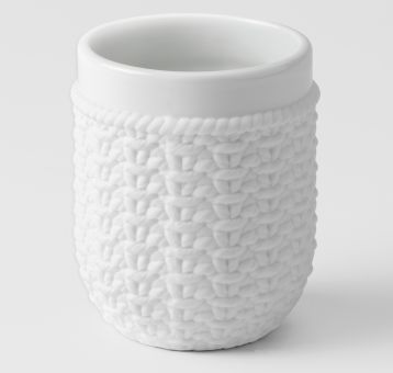 Räder Strick Becher D:7,3cm H:9,8cm 