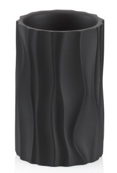 Kela Becher Merida Polyresin schwarz 10,5 cm 7 cmØ 