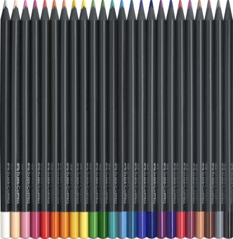 Faber-Castell Buntstifte Black Edition 24er Kartonetui 