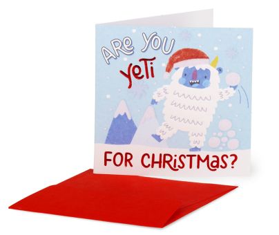 Legami Karte Christmas Greeting Yeti 