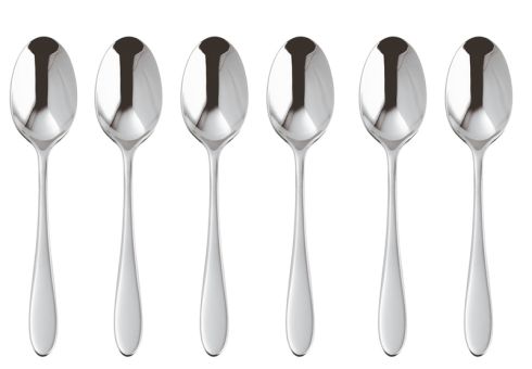 Sambonet 6er Set Mokkalöffel Velvet Edelstahl 18/10 