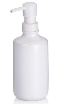 Kela Seifenspender Leonie Keramik weiß 20 cm 8,5 cmØ 500 ml 