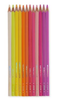 Legami Set mit 12 Buntstiften Live Colourfully Magenta 