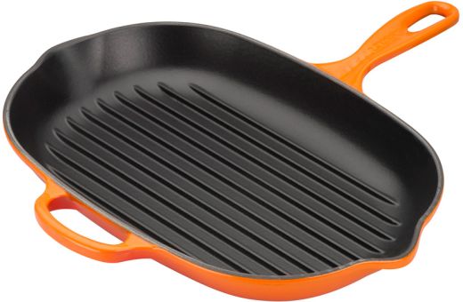 Le Creuset Grillpfanne Oval Signature Ofenrot 