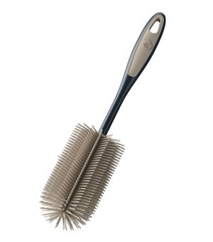 Kochblume Silikon-Spülbürste rund taupe 