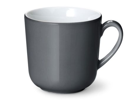 Dibbern Solid Color Anthrazit Becher mit Henkel 0,32 L 