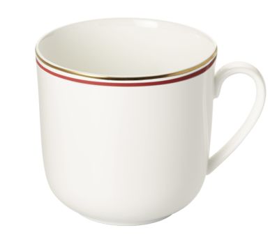 Dibbern Capri Becher mit Henkel 0,32 L Rot 