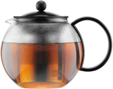 Bodum Assam Teebereiter mit Edelstahlfilter 1 L Schwarz 