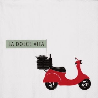 Räder DINING Serviette La dolce vita 33x33 cm 