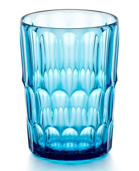 Guzzini Trinkglas hoch 480 ml Dekor 2 Vanity Sea blue 