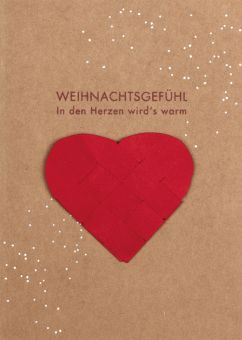 Räder Papierkunstkarte Weihnachtsgefühl 